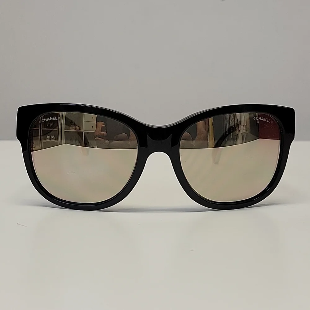 Authentic Chanel Black Sunglasses